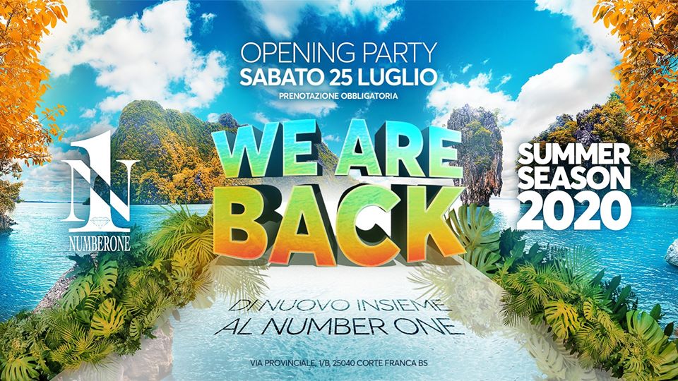 WE ARE BACK